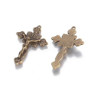Tibetan Style Alloy Pendants LS-TIBEP-3035-AB-NR-1
