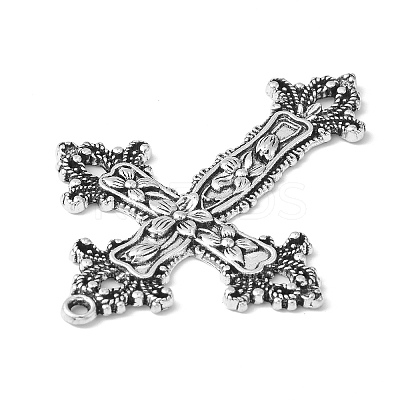 Tibetan Style Alloy Big Gothic Pendants TIBEP-A20541-AS-LF-1