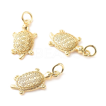 Brass Micro Pave Clear Cubic Zirconia Pendants LS-ZIRC-P094-14G-RS-1