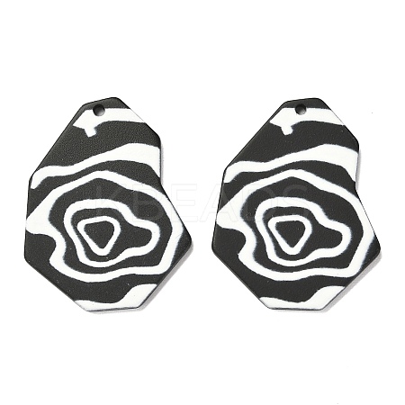 Opaque Acrylic Pendants X-SACR-L003-06-1