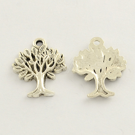 Tree of Life Tibetan Style Zinc Alloy Pendants TIBEP-Q033-96-1