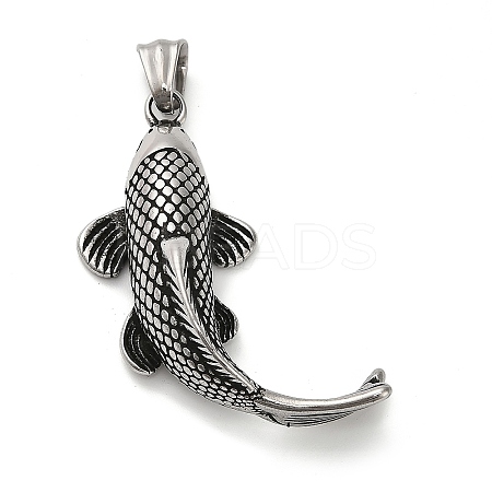 304 Stainless Steel Pendants STAS-Z126-10AS-1