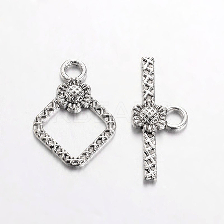 Tibetan Style Alloy Toggle Clasps LS-X-TIBEB-A101564-AS-FF-1