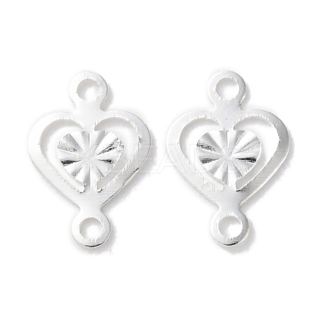 Brass Filigree Connector Charms KK-F880-02S-01-1