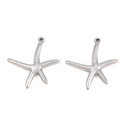 304 Stainless Steel Pendants STAS-L317-01P-1