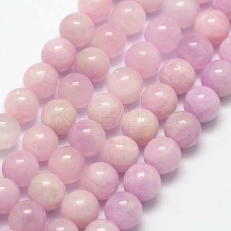 Natural Kunzite Beads Strands G-D856-03-8mm-1