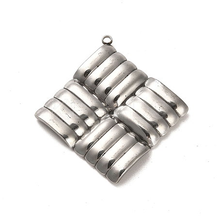 Non-Tarnish 304 Stainless Steel Pendants STAS-Q316-02P-1