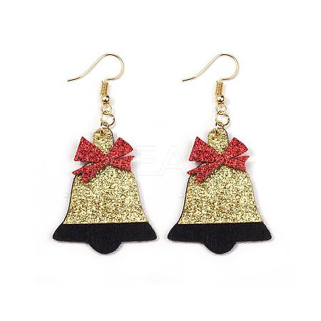 Christmas Iron Acrylic Dangle Earrings FS-WG00170-08-1