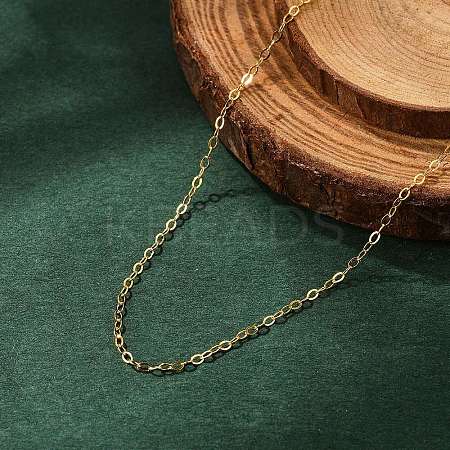 925 Sterling Silver Cable Chains Necklace for Women STER-I021-05G-1