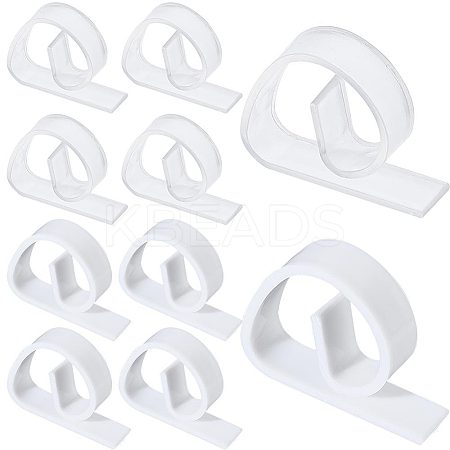 28Pcs 2 Colors Plastic Tablecloth Clips AJEW-GF0007-22-1
