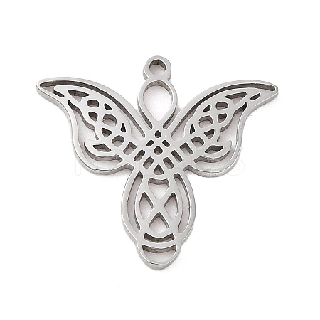 Non-Tarnish 5Pcs 201 Stainless Steel Pendants LS-STAS-B064-16P-1