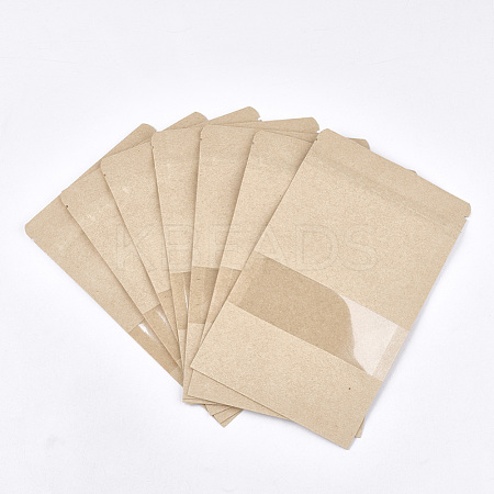 Resealable Kraft Paper Bags OPP-S004-01B-1