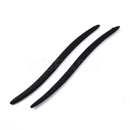 Vintage Schima Wood Hair Sticks Findings OHAR-N008-11-1