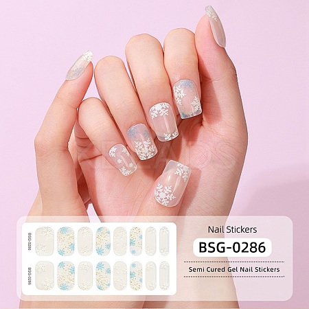 Nail Art Full Cover Nail Stickers MRMJ-YWC0001-BSG-0286-1