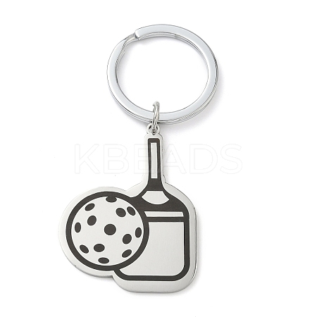 Printed 201 Stainless Steel Paddle Keychains KEYC-H021-01P-1