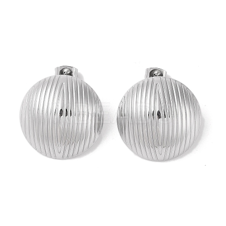 Non-Tarnish 304 Stainless Steel Stud Earrings for Women EJEW-S227-29P-1