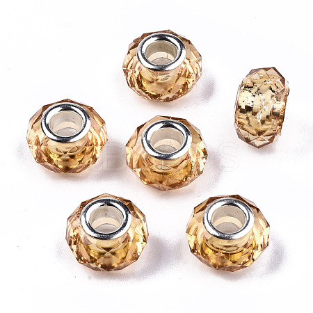 Transparent Resin European Beads RPDL-T003-003-B09-1