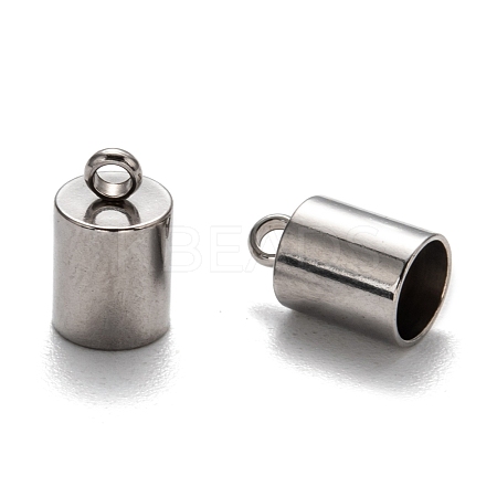 Tarnish Resistant 304 Stainless Steel Cord Ends X-STAS-M242-03-1