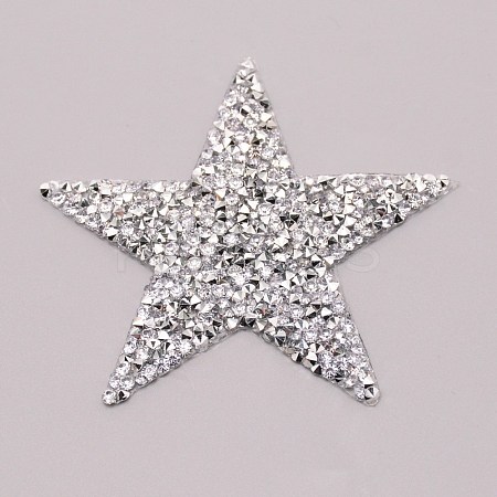 Star Glitter Hotfix Rhinestone DIY-WH0301-92C-02-1