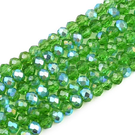 Electroplate Glass Beads Strands EGLA-A044-T2mm-L11-1