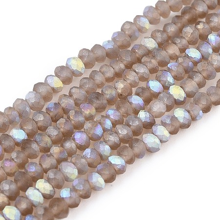 Transparent Glass Beads Strands LS-EGLA-A044-T1mm-MB16-1