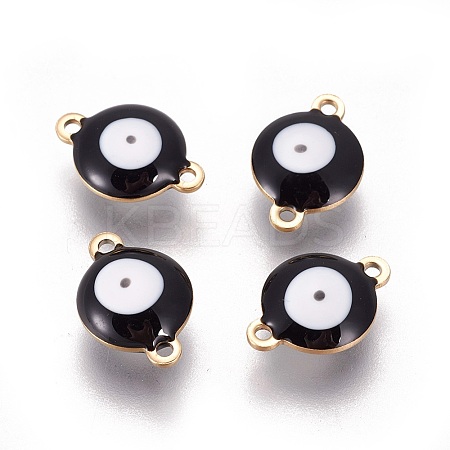 Ion Plating(IP) 304 Stainless Steel Enamel Links connectors LS-STAS-F206-02G-C05-1