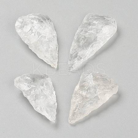 Rough Raw Natural Quartz Crystal Beads G-H254-02-1