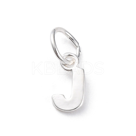 925 Sterling Silver Letter Charms LS-STER-C012-01S-J-1