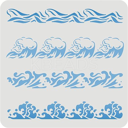 Large Plastic Reusable Drawing Painting Stencils Templates DIY-WH0172-566-1
