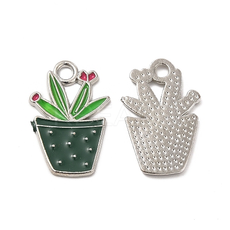 Alloy Enamel Pendants ENAM-G211-01P-05-1