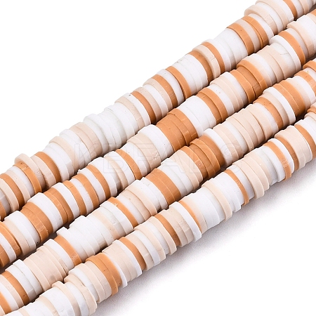 1 Strand Handmade Polymer Clay Beads Strands CLAY-SC0001-32-1