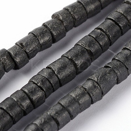 Natural Coconut Column Bead Strands COCB-O001-06-1