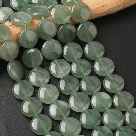 Natural Green Aventurine Beads Strands G375-27-1