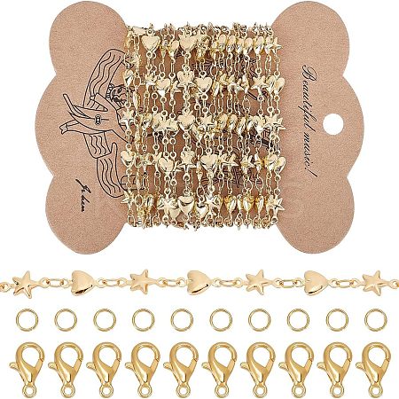 2.5M Brass Link Chains DIY-CA0002-14-1