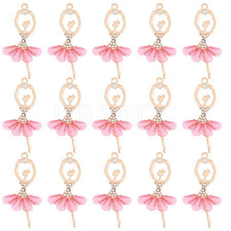 20Pcs Transparent Resin Big Pendants RESI-SC0002-58-1