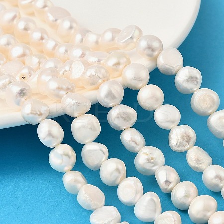 Natural Cultured Freshwater Pearl Beads Strands PEAR-P064-19K-04B-1