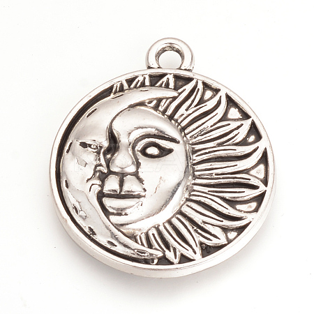 Tibetan Style Alloy Pendants LS-TIBEP-Q064-116AS-RS-1