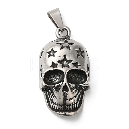 304 Stainless Steel Pendants LS-STAS-Z045-03A-AS-1