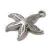Non-Tarnish 304 Stainless Steel Pendants STAS-M017-06P-2