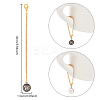 Flat Round with Letter Alloy Enamel Wine Glass Charms AJEW-AB00184-23-2