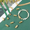 30 Sets Column Brass Capsule Lace Lock Buckles KK-PH0003-91G-2