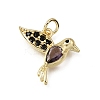 Brass Micro Pave Colorful Cubic Zirconia Pendants CU-L001-09G-01-1
