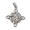 Non-Tarnish 304 Stainless Steel Pendants STAS-L081-033P-1