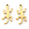 PVD Vacuum Plating 201 Stainless Steel Pendants STAS-N092-48G-2