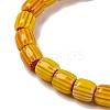 Handmade Lampwork Chevron Beads Strands LAMP-K041-01B-10-4