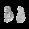 Natural Quartz Crystal Carved Healing Figurines G-B062-04F-3