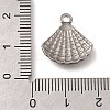 Anti-Tarnish 304 Stainless Steel Pendants STAS-M075-12P-3