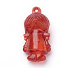 Transparent Acrylic Big Pendants TACR-T002-11-3