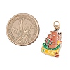 10Pcs Christmas Alloy Enamel Pendants PALLOY-JF04133-2