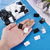 40Pcs 2 Colors Plastic Ring Holder KY-PH0002-37-3